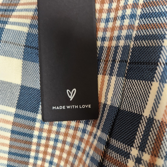 Lulu's White and Blue Mini Pencil Skirt with Slit Womens Size Large NWT - Picture 5 of 11